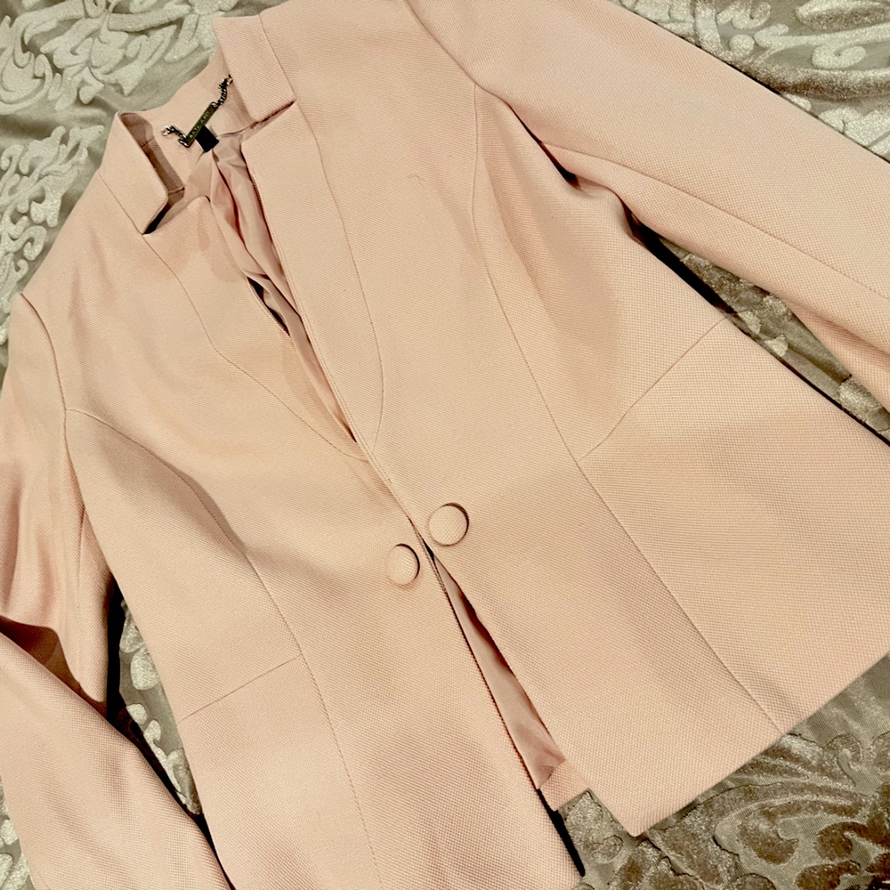 White house black pink blazer 🎀